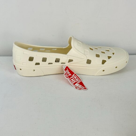 Men\'s 12 Women\'s 13.5 Vans Slip-On Mule TRK Sneakers Water Shoes - Marshmallow main image 6